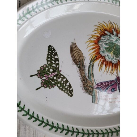 Botanic Gardens Night Flowering Cereus serving dish Portmeirion - Picture 3 of 8